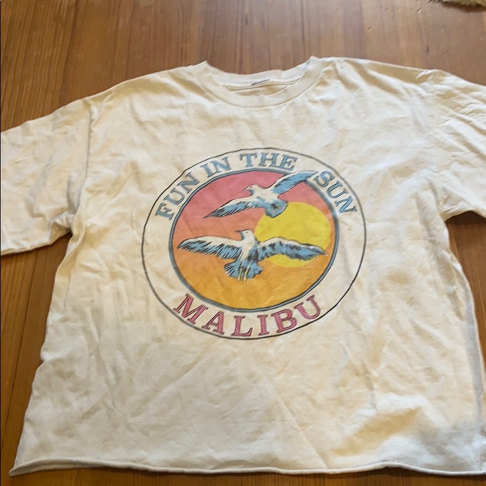 brandy melville fun in sun malibu tshirt